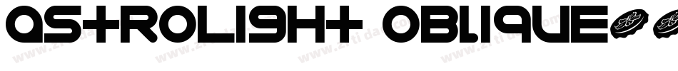 AstroLight Oblique字体转换